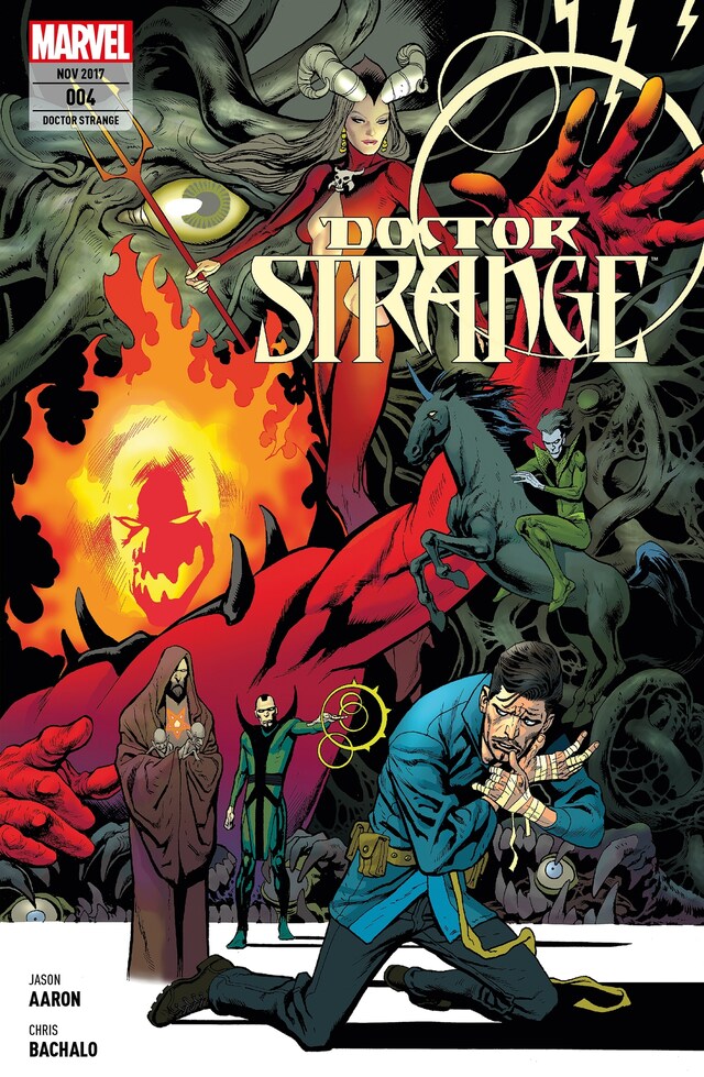 Boekomslag van Doctor Strange 4 - Blut im Äther