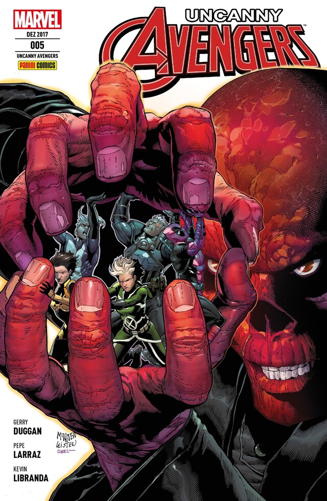 Uncanny Avengers 5 - In den Klauen von Red Skull Book cover for Uncanny Avengers 5 - In den Klauen von Red Skull