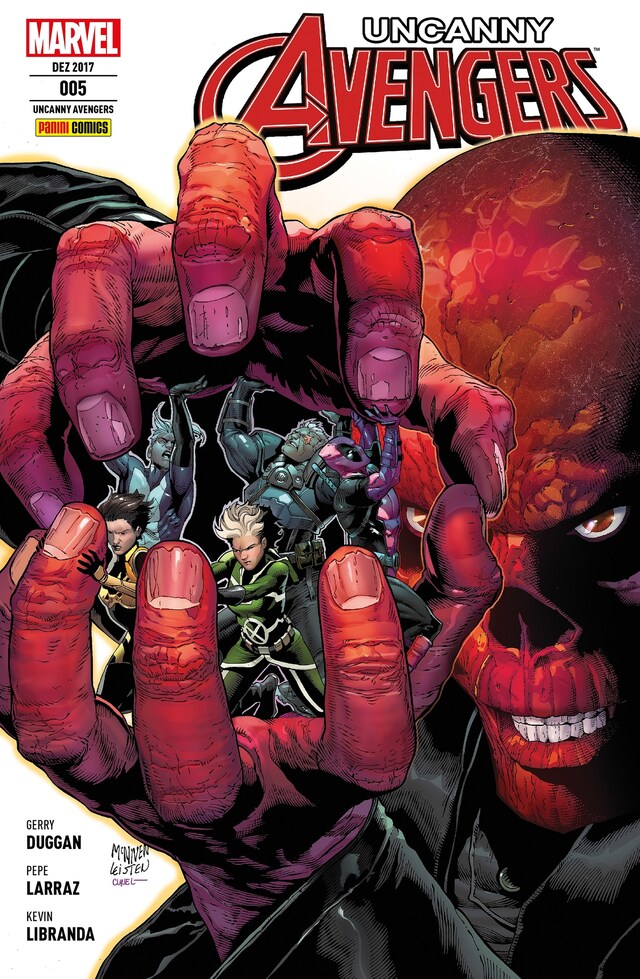 Okładka książki dla Uncanny Avengers 5 - In den Klauen von Red Skull