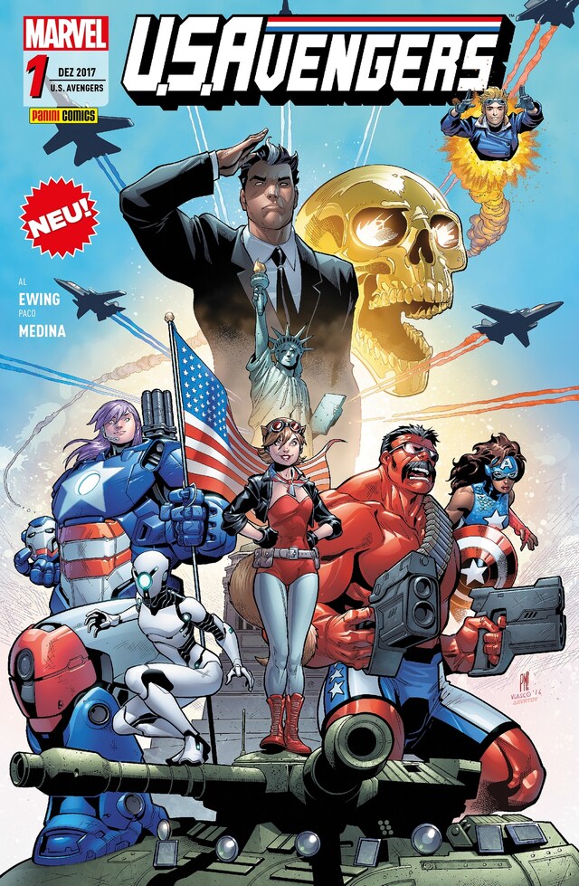 Buchcover für U.S. Avengers 1 - Helden, Spionen und Eichhörnchen