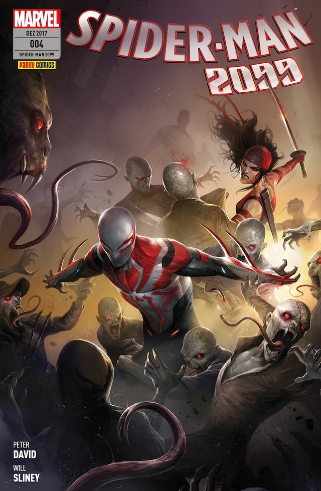 Couverture de livre pour Spider-Man 2099 4 - Der Tod und Elektra