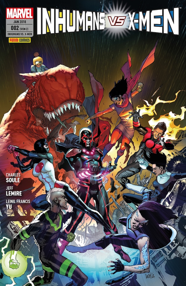 Book cover for Inhumans vs. X-Men 2