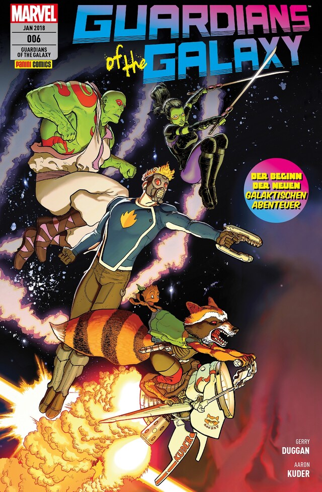 Buchcover für Guardians of the Galaxy 6  - Zurück im All