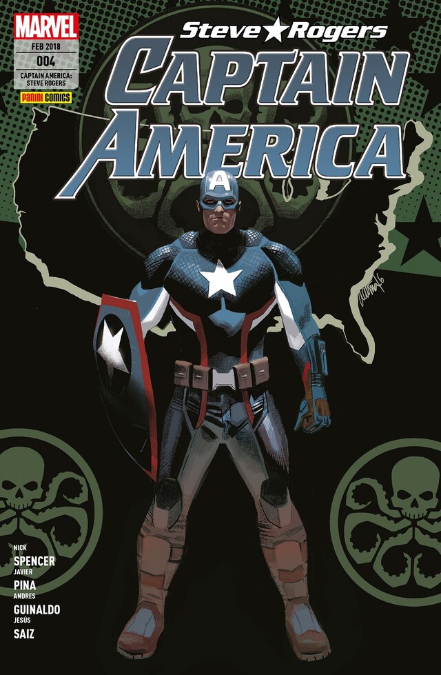 Book cover for Captain America: Steve Rogers 4 -Der Niedergang einer Legende