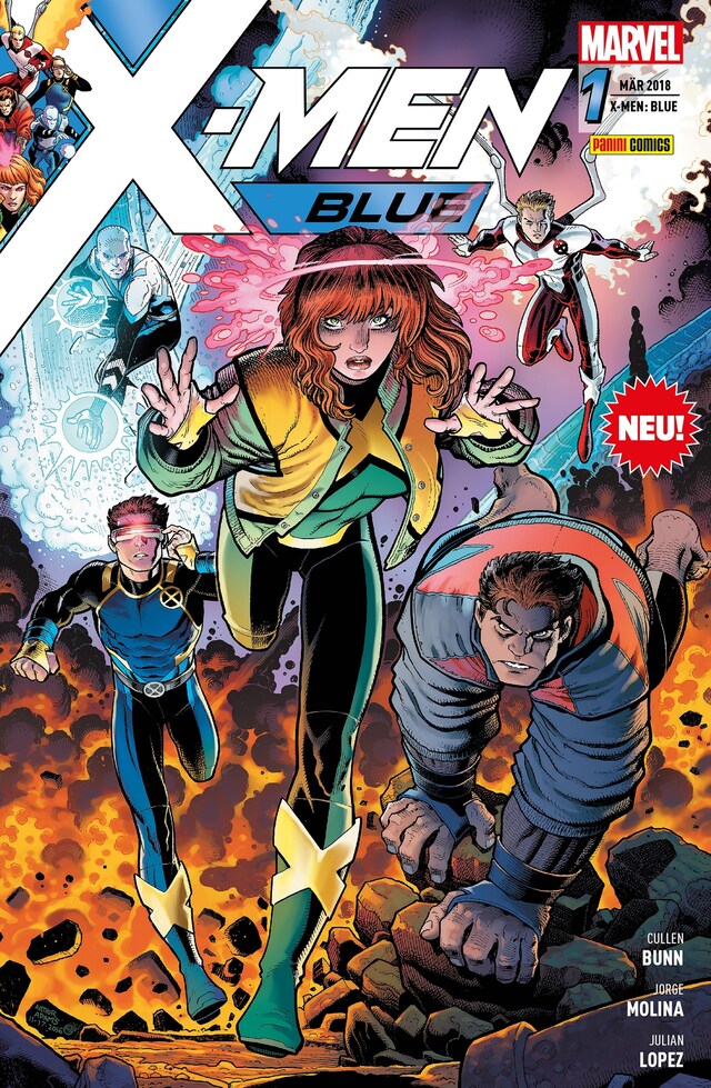 Buchcover für X-Men: Blue 1 - Reise ins Blaue