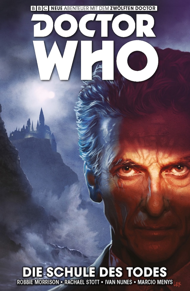 Boekomslag van Doctor Who - Der Zwölfte Doctor, Band 4-  Die Schule des Todes