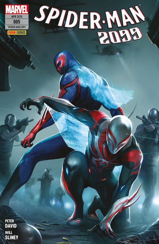 Couverture de livre pour Spider-Man 2099 5 - Showdown in der Zukunft