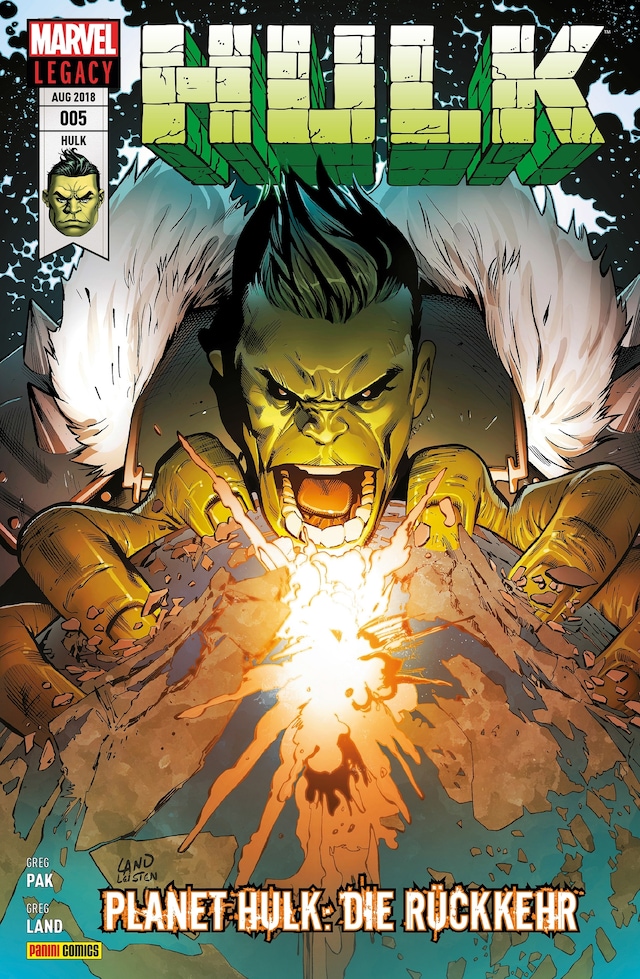 Book cover for Hulk 5 - Planet Hulk: Die Rückkehr