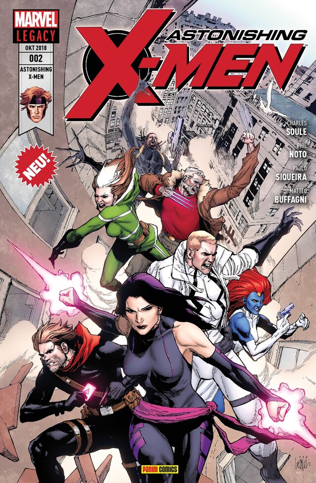 Boekomslag van Astonishing X-Men 2 - Ein Mann Namens X