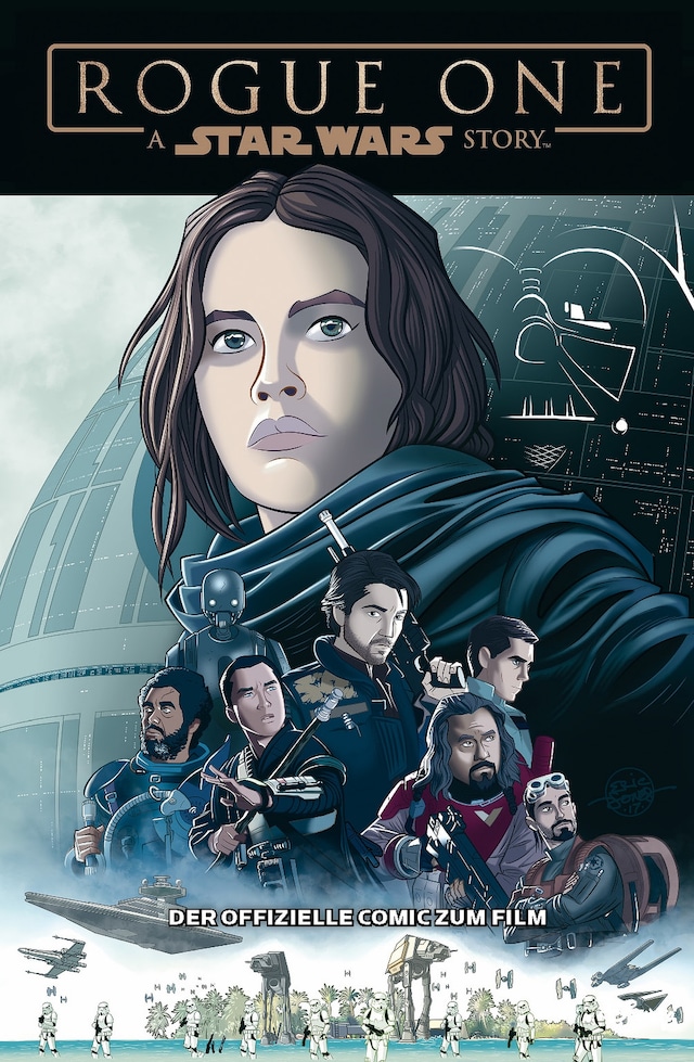 Portada de libro para Star Wars - Rogue One - der offizielle Comic zum Film
