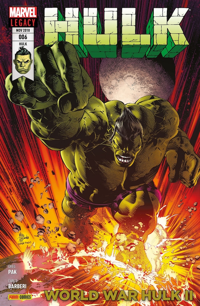 Buchcover für Hulk 6 - Der Weltenbrecher