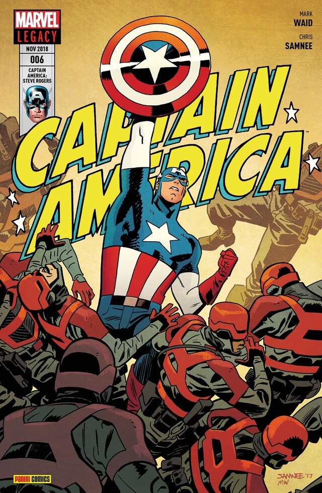 Book cover for Captain America: Steve Rogers 6 - Land der Tapferen