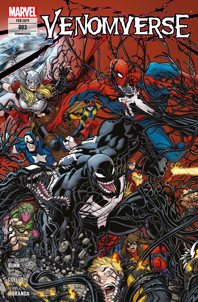 Buchcover für Venomverse 3 - Krieg der Symbionten