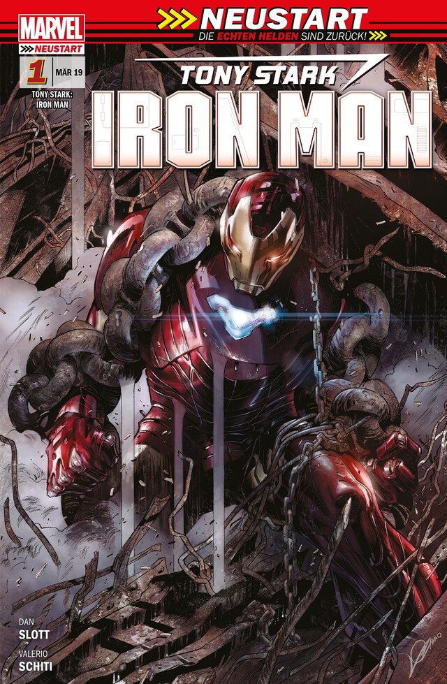 Portada de libro para Tony Stark: Iron Man 1 - Die Rückkehr einer Legende