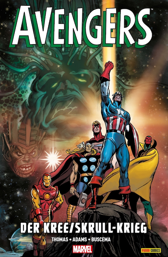 Couverture de livre pour Avengers - Der Kree/Skrull-Krieg