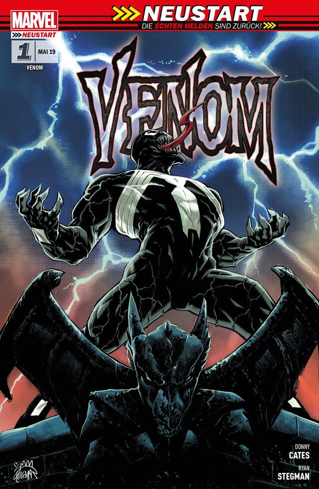 Copertina del libro per Venom 1 - Symbiose des Bösen