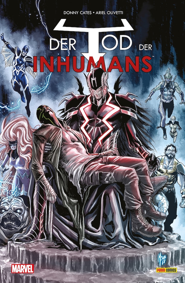 Copertina del libro per Der Tod der Inhumans