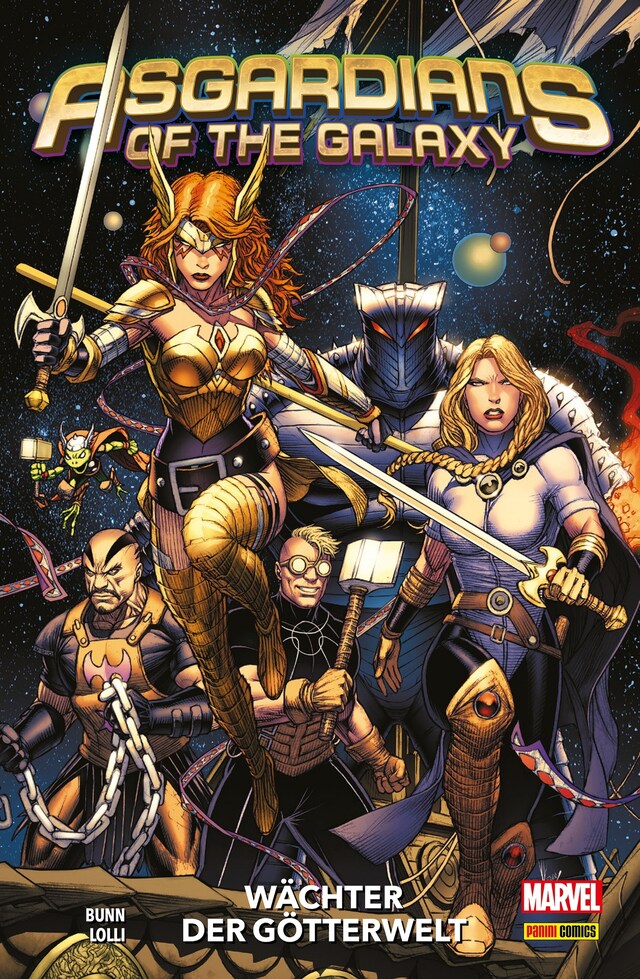 Copertina del libro per Asgardians of the Galaxy - Wächter der Götterwelt