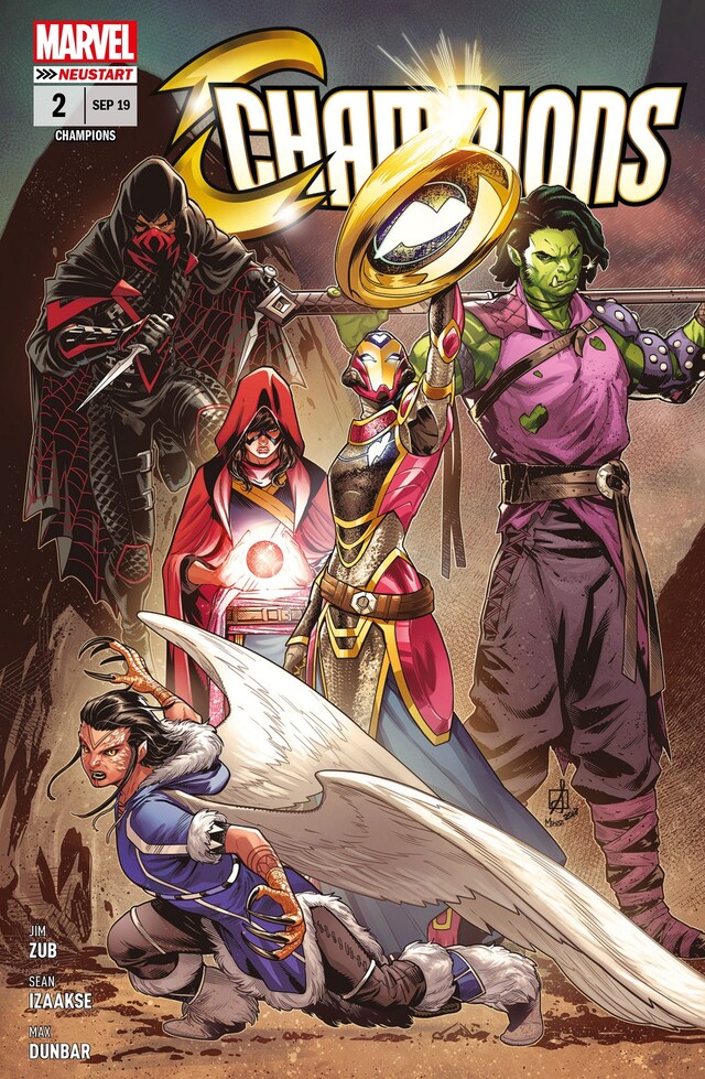 Portada de libro para Champions 2 - Mit Schwert und Magie