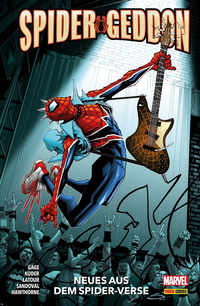 Book cover for Spider-Geddon 1 - Neues aus dem Spider-Verse