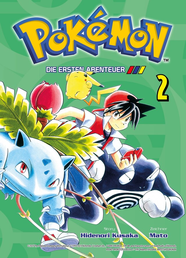 Buchcover für Pokémon - Die ersten Abenteuer Band 2