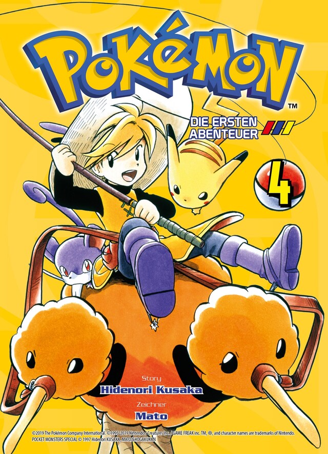 Buchcover für Pokémon - Die ersten Abenteuer Band 4