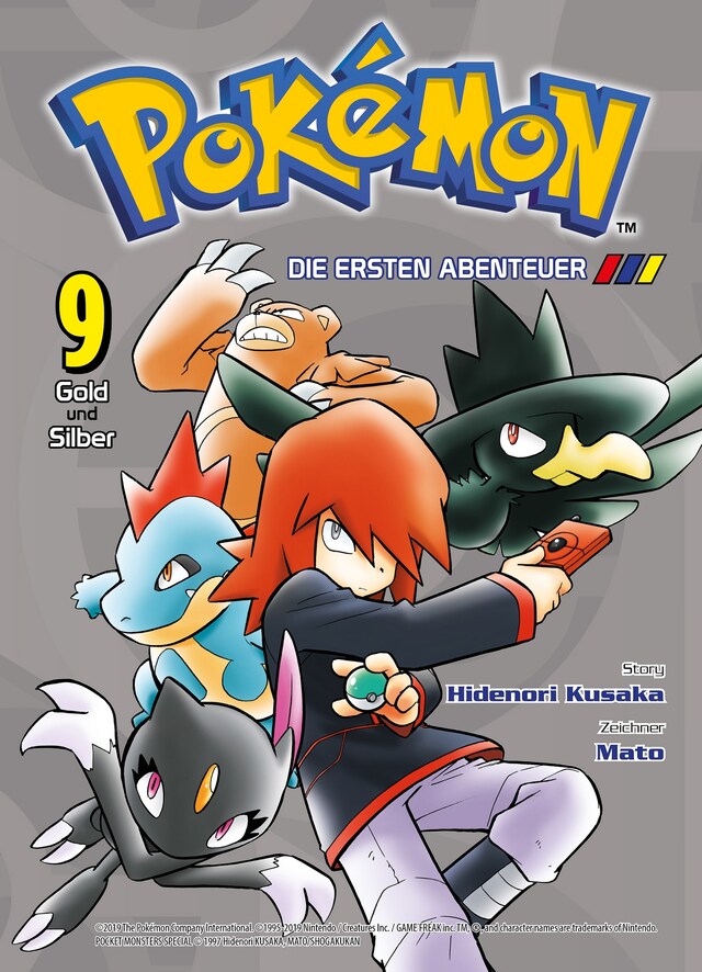 Buchcover für Pokémon - Die ersten Abenteuer: Gold und Silber, Band 9