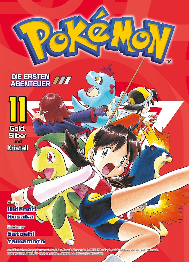 Buchcover für Pokémon - Die ersten Abenteuer: Gold, Silber und Kristall, Band 11