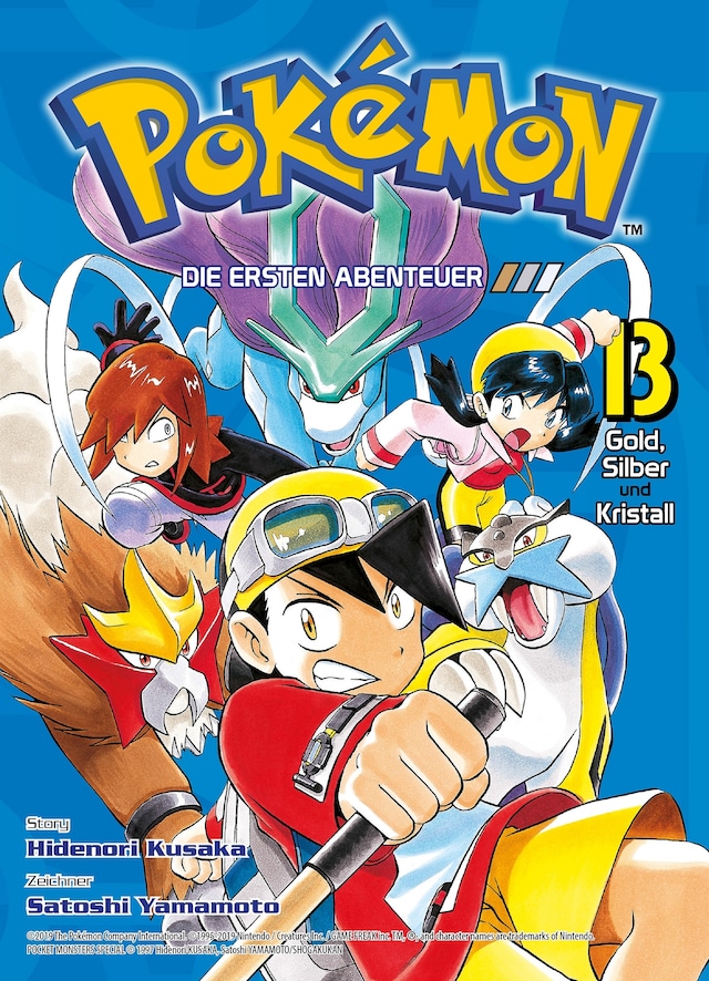 Copertina del libro per Pokémon - Die ersten Abenteuer: Gold, Silber und Kristall, Band 13