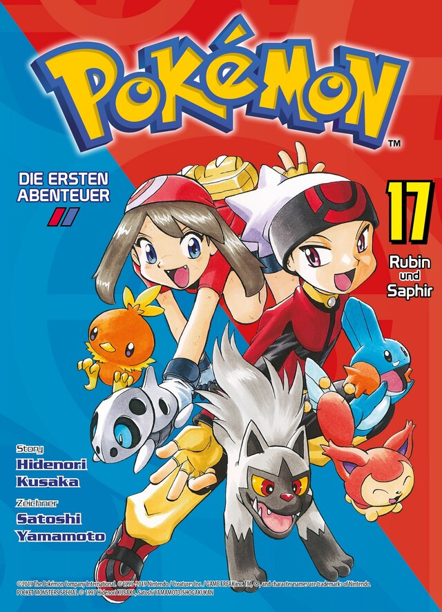 Buchcover für Pokémon - Die ersten Abenteuer: Rubin und Saphir, Band 17