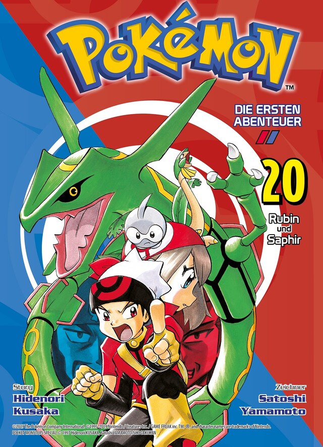 Buchcover für Pokémon - Die ersten Abenteuer: Rubin und Saphir, Band 20