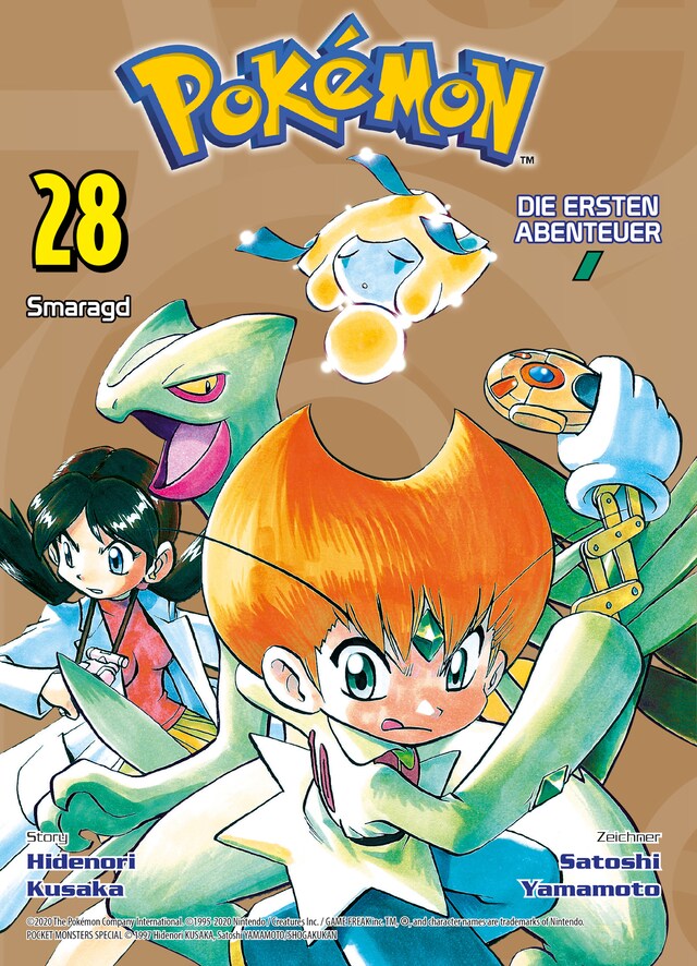 Buchcover für Pokémon - Die ersten Abenteuer: Smaragd, Band 28