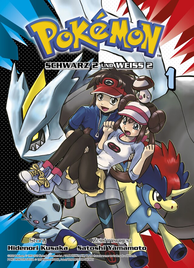 Buchcover für Pokémon - Schwarz 2 und Weiss 2, Band 1