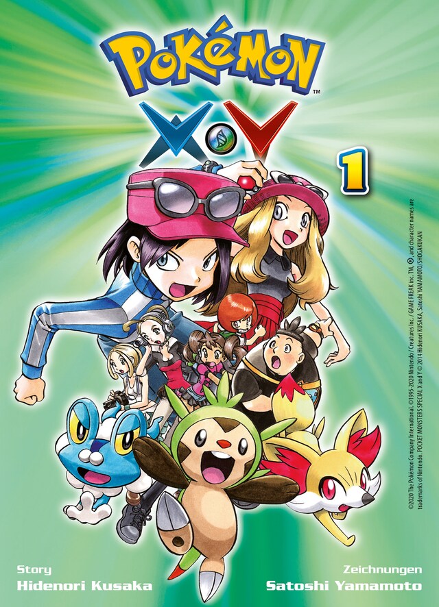 Buchcover für Pokémon -  X und Y, Band 1