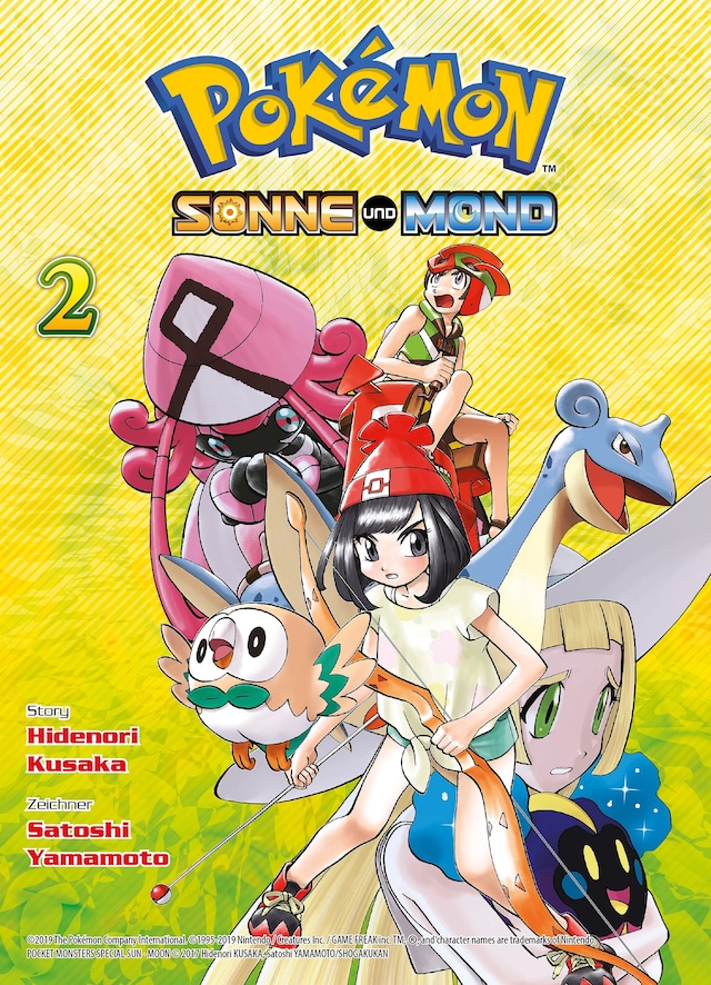 Buchcover für Pokémon - Sonne und Mond Band 2