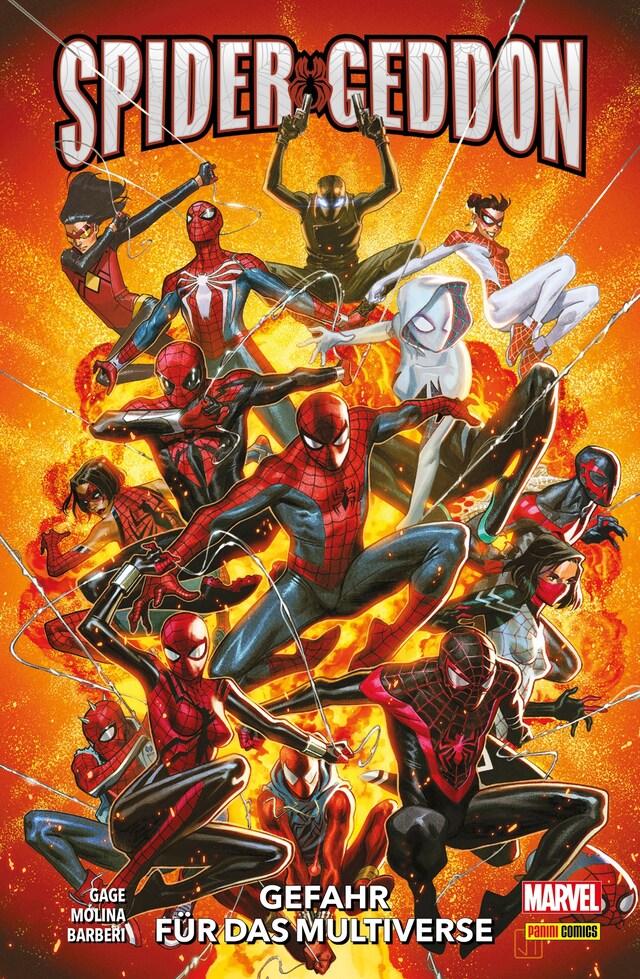 Couverture de livre pour Spider-Geddon 2 - Gefahr für das Multiverse