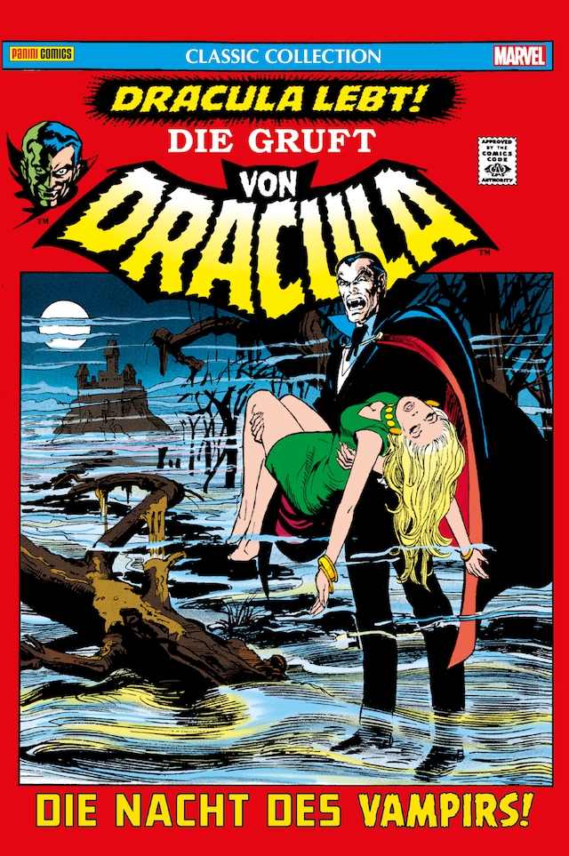 Book cover for Die Gruft von Dracula Classic Collection, Band 1 - Die Nacht des Vampirs