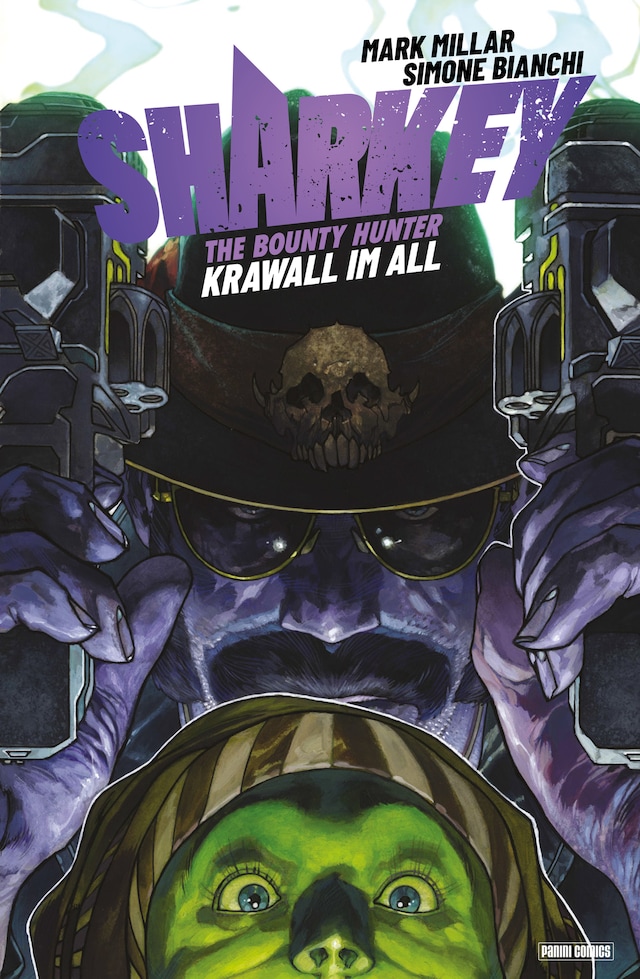 Couverture de livre pour Sharkey the Bounty Hunter - Krawall im All