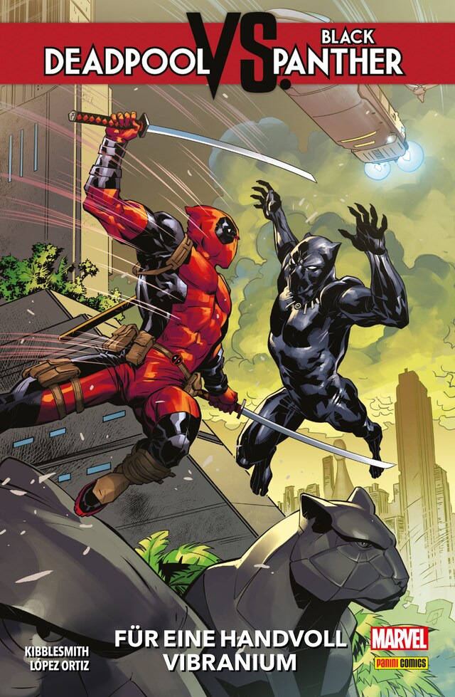 Buchcover für Deadpool vs. Black Panther - Für eine Handvoll Vibranium