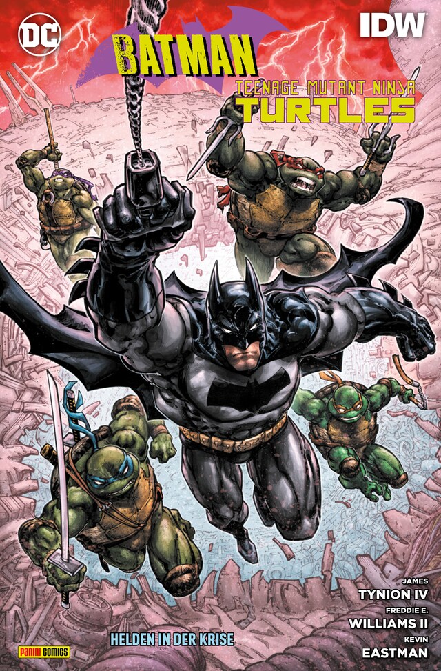 Portada de libro para Batman/Teenage Mutant Ninja Turtles - Helden der Krise