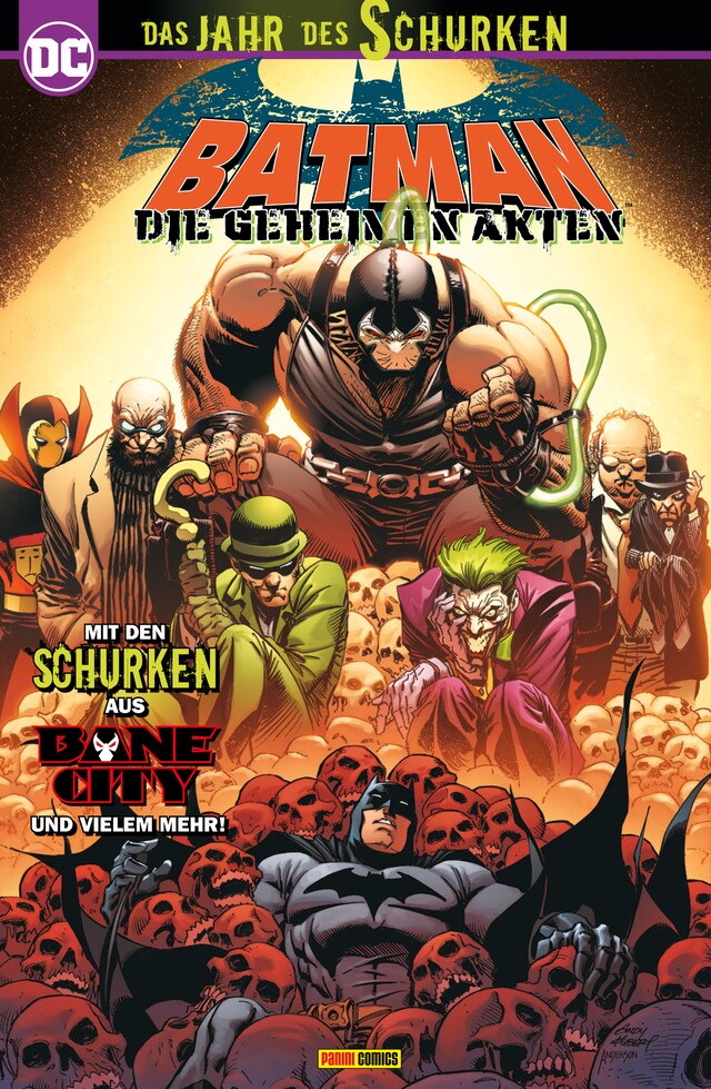 Copertina del libro per Batman Sonderband: Bane City - Die Geheimen Akten