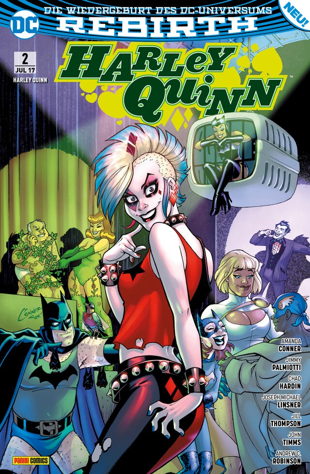 Book cover for Harley Quinn - Rebirth, Band 2