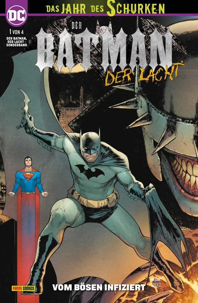 Book cover for Der Batman, der lacht - Sonderband, Band 1 (von 4) - Vom Bösen infiziert