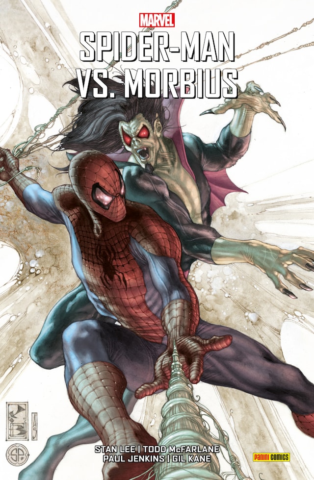 Book cover for Spider-Man vs. Morbius