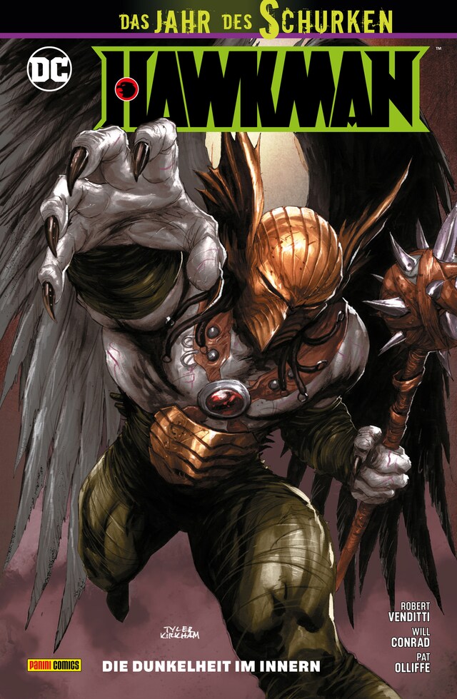 Portada de libro para Hawkman  - Die Dunkelheit im Innern