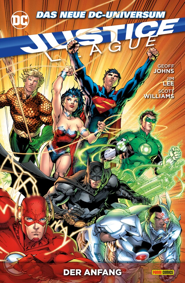 Book cover for Justice League, Band 1 - Der Anfang