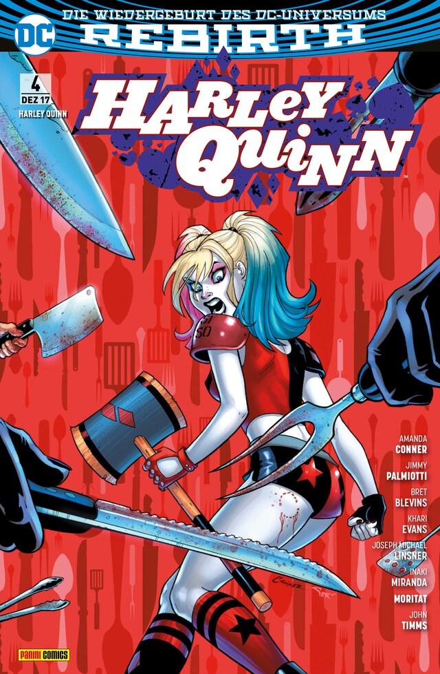 Kirjankansi teokselle Harley Quinn, Band 4 (2.Serie) - Niedere Regionen