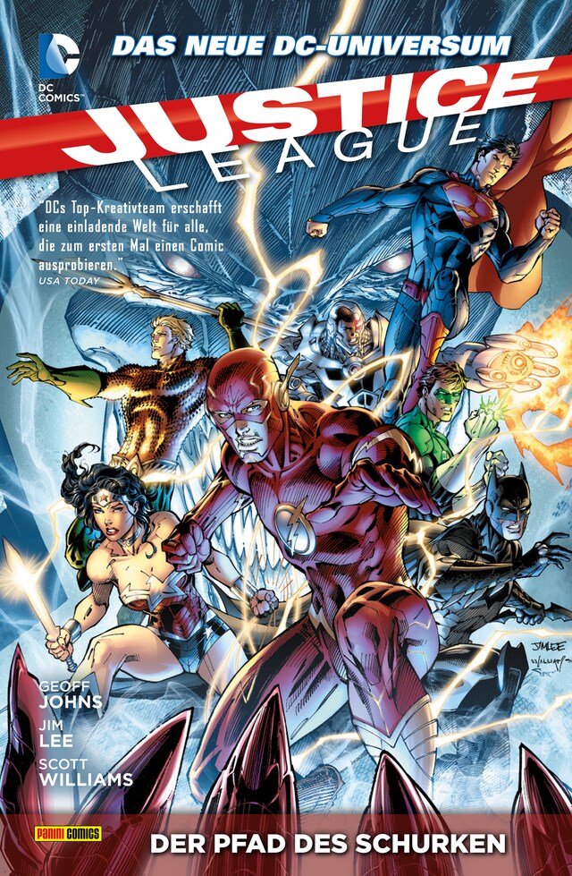 Portada de libro para Justice League, Band 2 - Der Pfad des Schurken