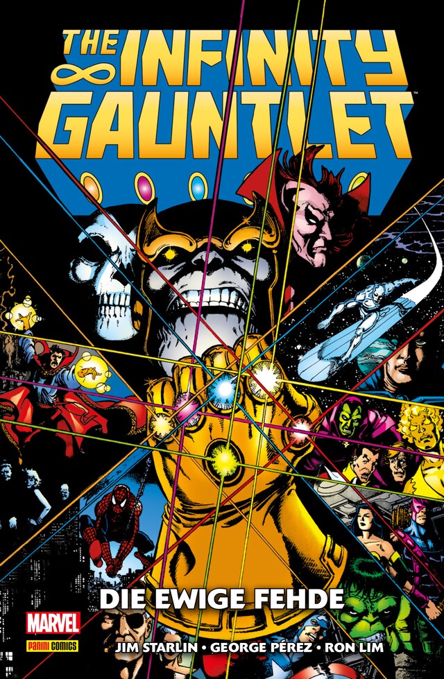 Boekomslag van Infinity Gauntlet - Die ewige Fehde