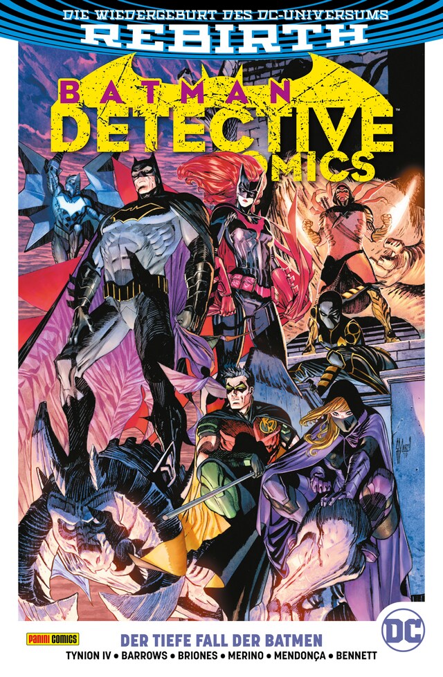 Bokomslag för Batman - Detective Comics, Band 6 (2 .Serie) - Der tiefe Fall der Batmen